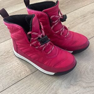 Sorel Kids Waterproof Pink Winter Boots